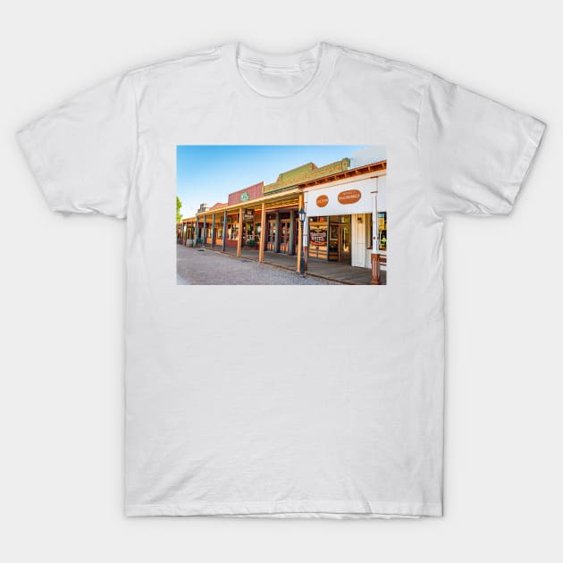 Allen Street in Tombstone, Arizona T-Shirt by Gestalt Imagery